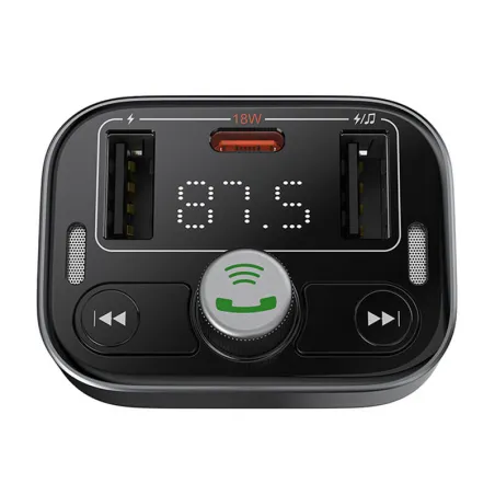 <![CDATA[FM Transmitter Baseus S-09 Pro, Bluetooth (black)]]>